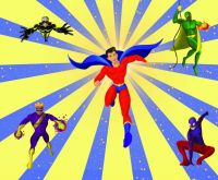 super bohaterowie promienie